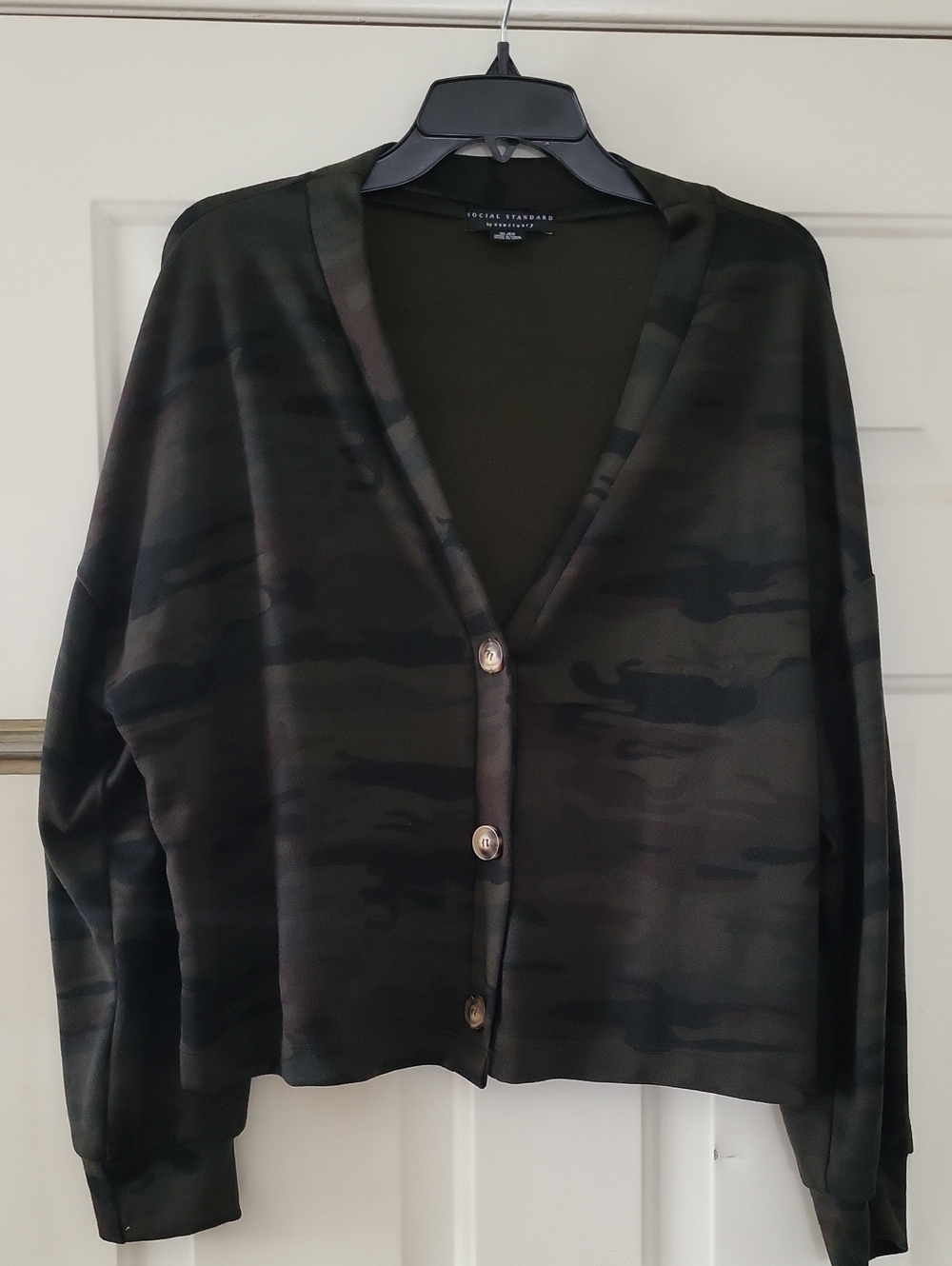 Social Standard by Sanctuary Camo Cardigan XL